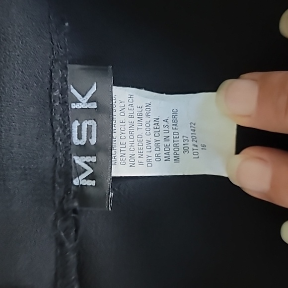 MSK Womens Mesh Wide Leg Dress Pants - Picture 5 of 5